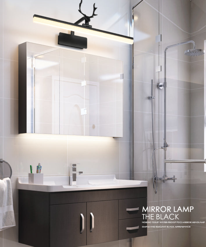 Lisslune | Nordic Light Extravagant Style Rectangular Wall Lamp Metal Single Vanity Light