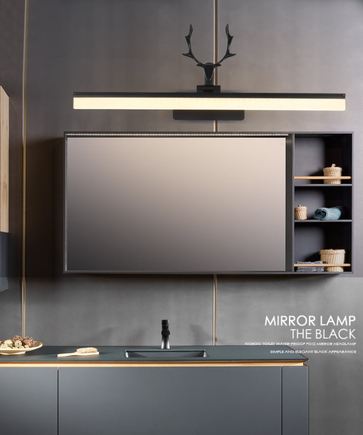 Lisslune | Nordic Light Extravagant Style Rectangular Wall Lamp Metal Single Vanity Light