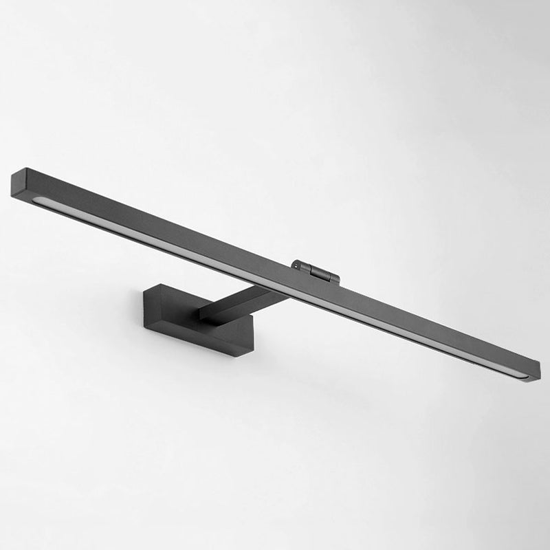 Skørter | Rectangular Vanity Wall Lamps Nordic Minimalist Style Aluminium Single Vanity Lamp