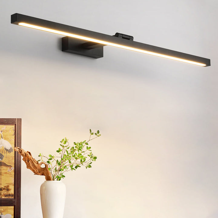 Skørter | Rectangular Vanity Wall Lamps Nordic Minimalist Style Aluminium Single Vanity Lamp