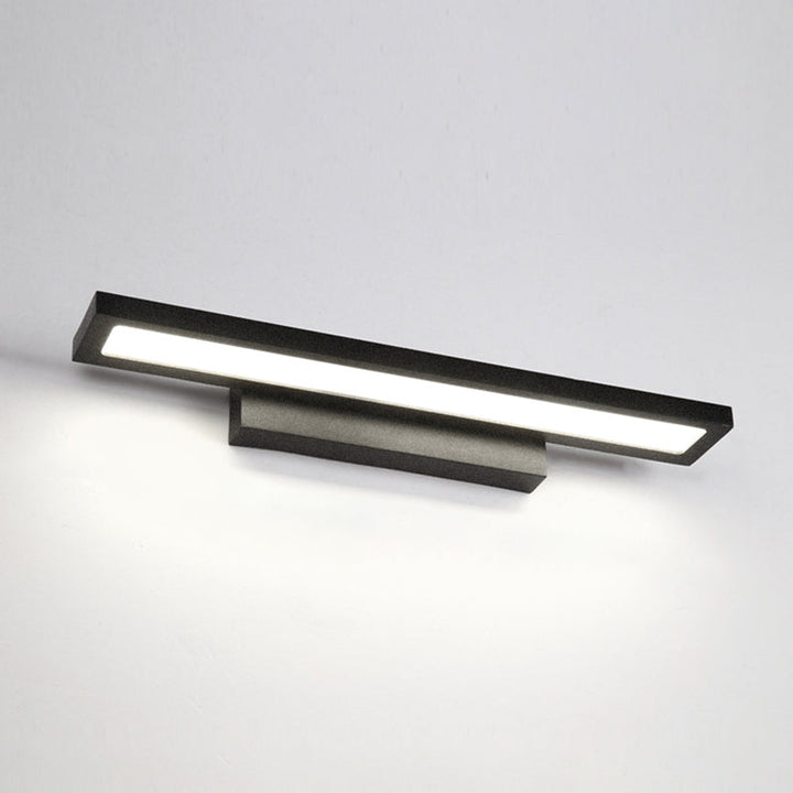 Skørter | Rectangular Vanity Wall Lamp Fixtures Modern Minimalist Style Aluminum Single Vanity Lamp