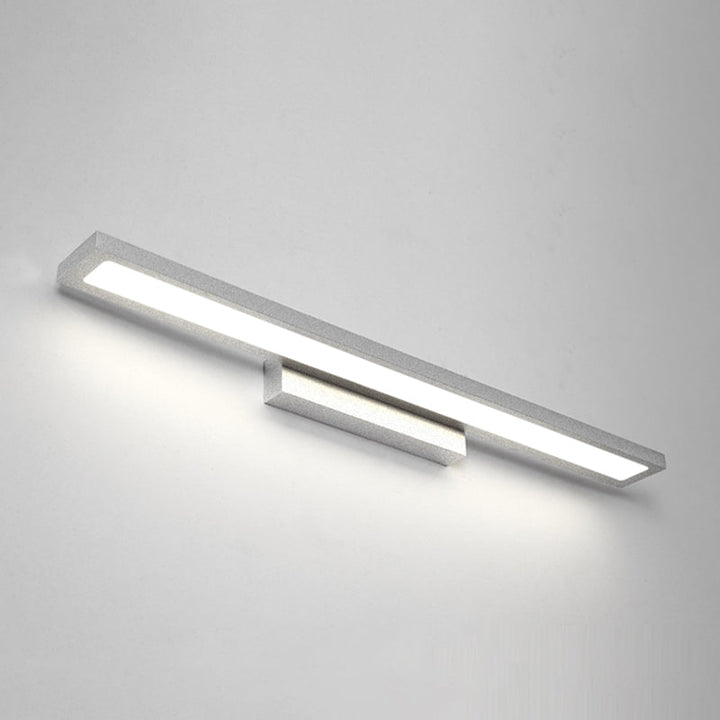 Skørter | Rectangular Vanity Wall Lamp Fixtures Modern Minimalist Style Aluminum Single Vanity Lamp