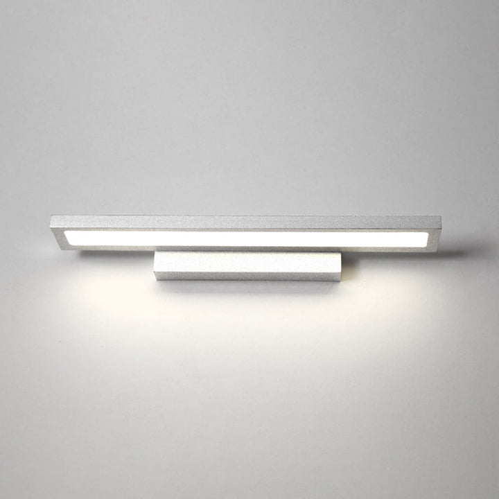 Skørter | Rectangular Vanity Wall Lamp Fixtures Modern Minimalist Style Aluminum Single Vanity Lamp