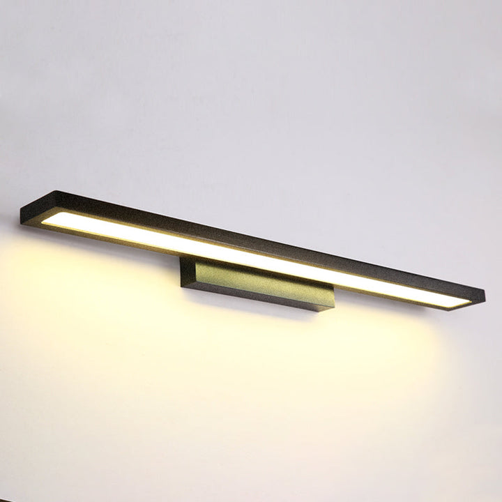 Skørter | Rectangular Vanity Wall Lamp Fixtures Modern Minimalist Style Aluminum Single Vanity Lamp