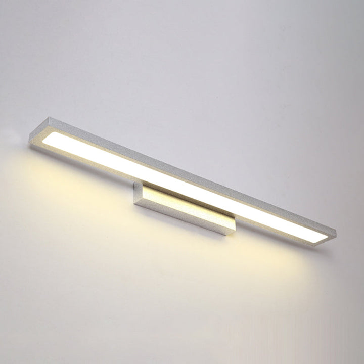 Skørter | Rectangular Vanity Wall Lamp Fixtures Modern Minimalist Style Aluminum Single Vanity Lamp