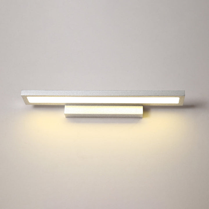 Skørter | Rectangular Vanity Wall Lamp Fixtures Modern Minimalist Style Aluminum Single Vanity Lamp