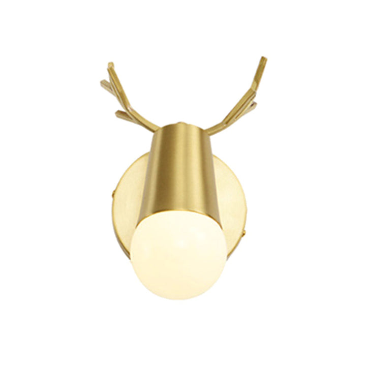 Lisslune | Antler-shaped wall lamp Creative Simple style Copper wall lights