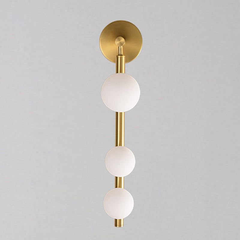 Lisslune | Spherical Wall Vanity Light Modern Luxury Style Glass 3 Light Vanity Light