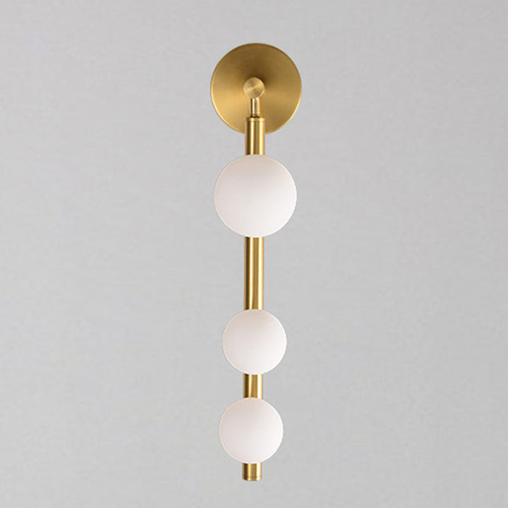 Lisslune | Spherical Wall Vanity Light Modern Luxury Style Glass 3 Light Vanity Light