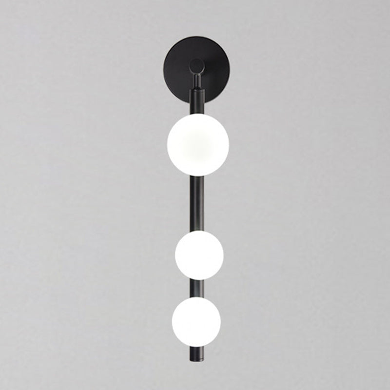 Lisslune | Spherical Wall Vanity Light Modern Luxury Style Glass 3 Light Vanity Light