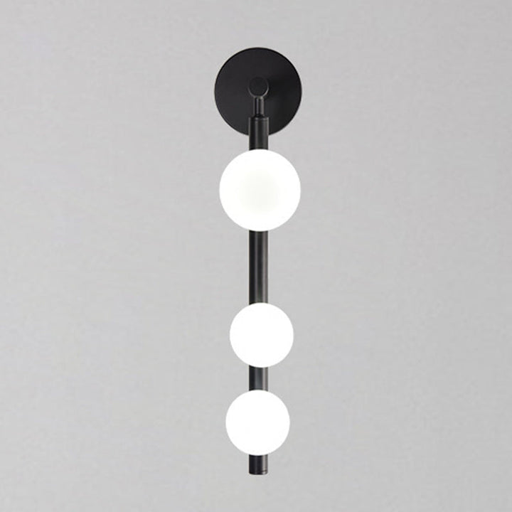 Lisslune | Spherical Wall Vanity Light Modern Luxury Style Glass 3 Light Vanity Light