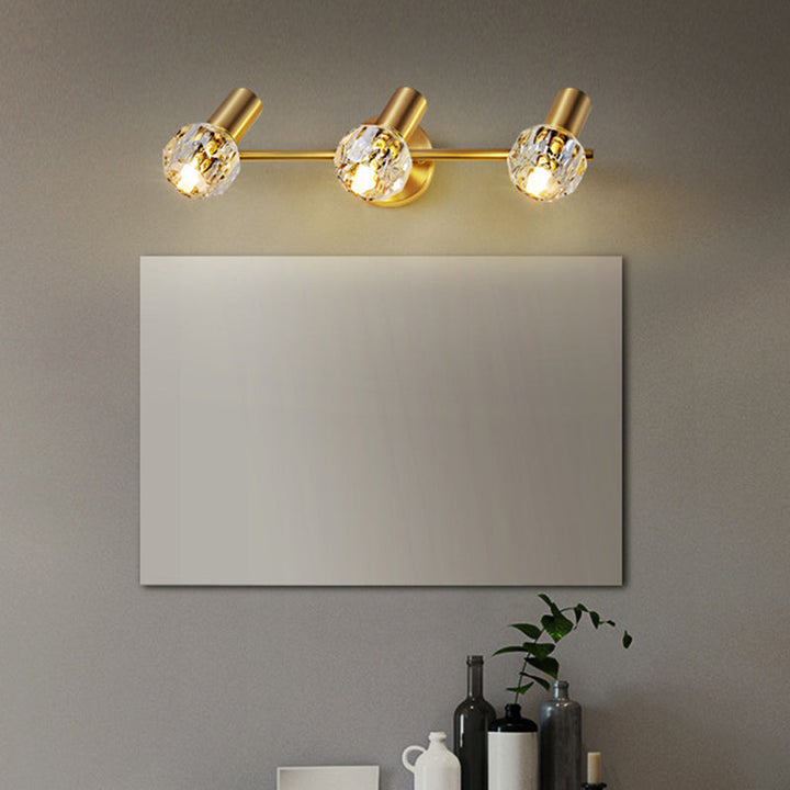 Lisslune | Circle Vanity Wall Lamps Modern Luxury Style Copper Vanity Lights