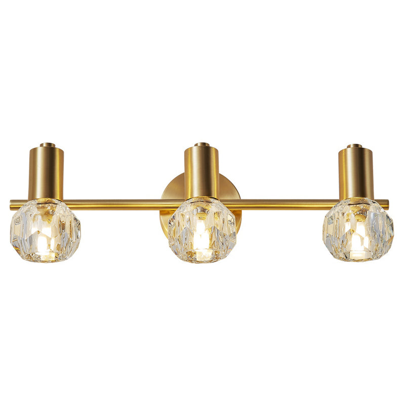 Lisslune | Circle Vanity Wall Lamps Modern Luxury Style Copper Vanity Lights
