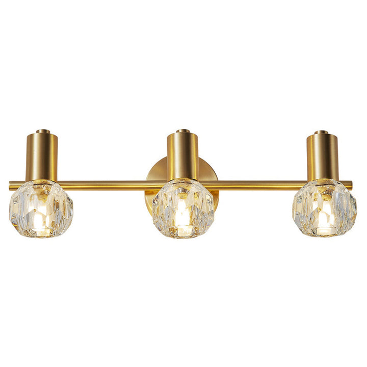 Lisslune | Circle Vanity Wall Lamps Modern Luxury Style Copper Vanity Lights