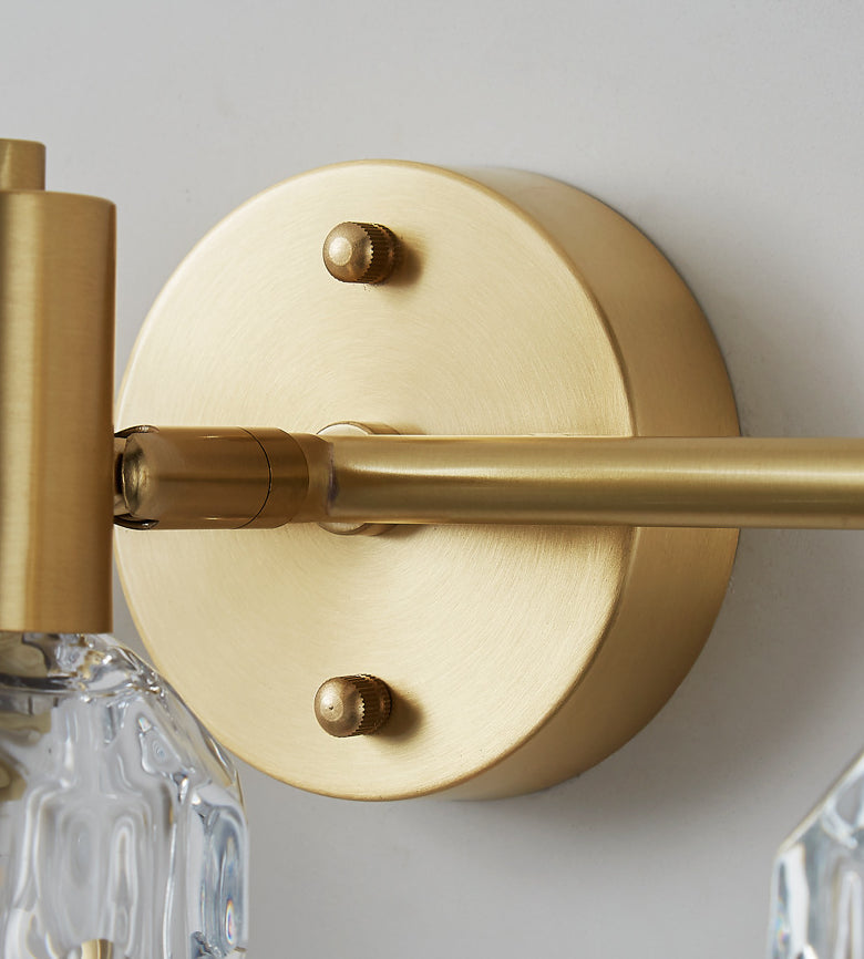 Lisslune | Circle Vanity Wall Lamps Modern Luxury Style Copper Vanity Lights