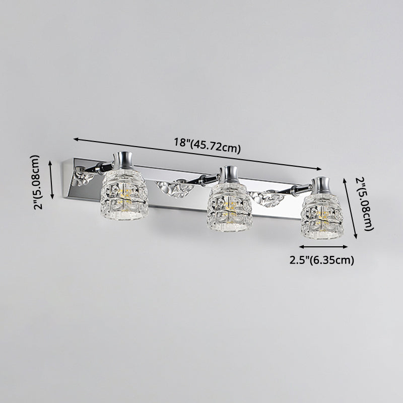 Lisslune | Armed Vanity Wall Lamp Fixtures Light Extravagance Retro Style Crystal Vanity Lights
