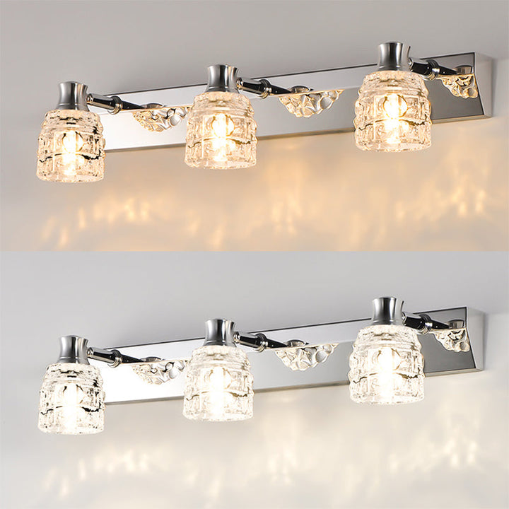 Lisslune | Armed Vanity Wall Lamp Fixtures Light Extravagance Retro Style Crystal Vanity Lights