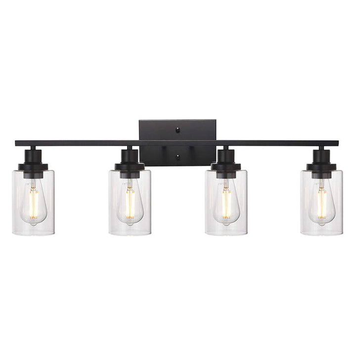 Skørter | Cylindrical Wall Light Fixtures Retro Industrial Style Glass Vanity Light