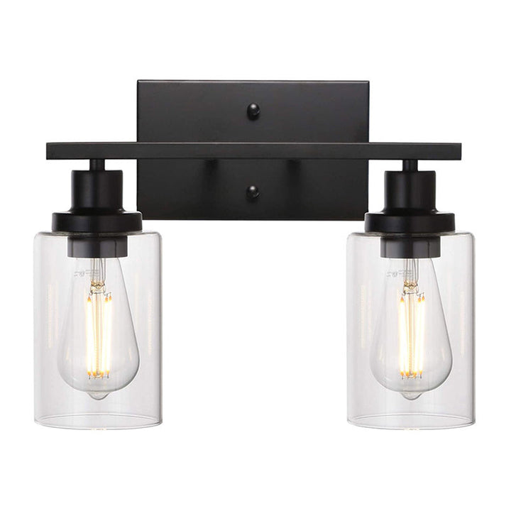 Skørter | Cylindrical Wall Light Fixtures Retro Industrial Style Glass Vanity Light
