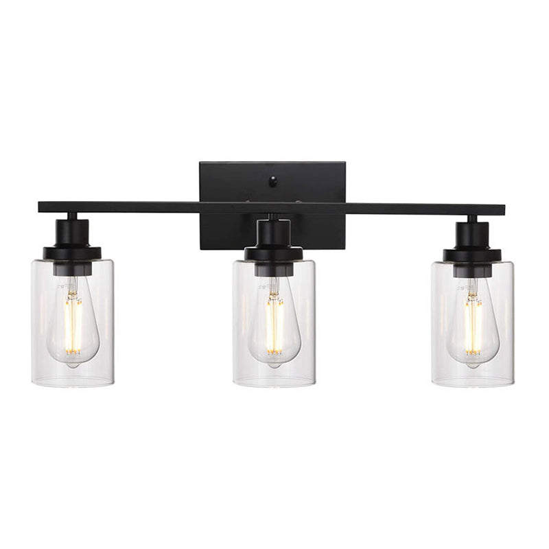 Skørter | Cylindrical Wall Light Fixtures Retro Industrial Style Glass Vanity Light