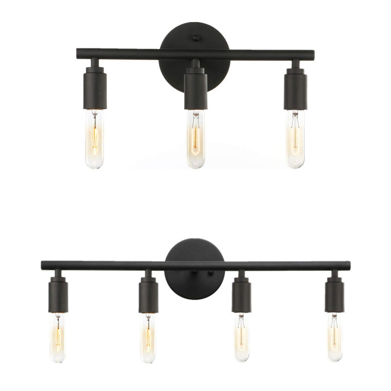 Skørter | Open Bulbs Vanity Wall Light Fixtures Retro Industrial Style Metal Vanity Light