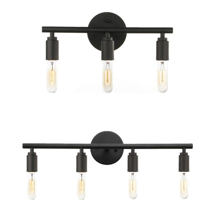 Skørter | Open Bulbs Vanity Wall Light Fixtures Retro Industrial Style Metal Vanity Light