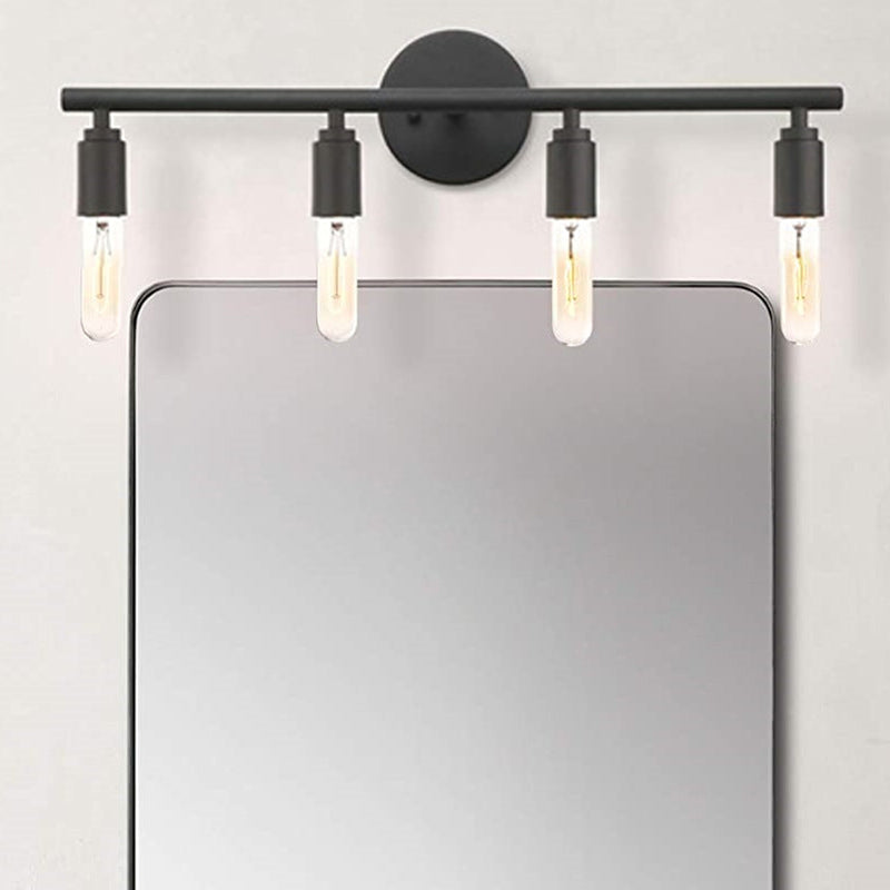 Skørter | Open Bulbs Vanity Wall Light Fixtures Retro Industrial Style Metal Vanity Light
