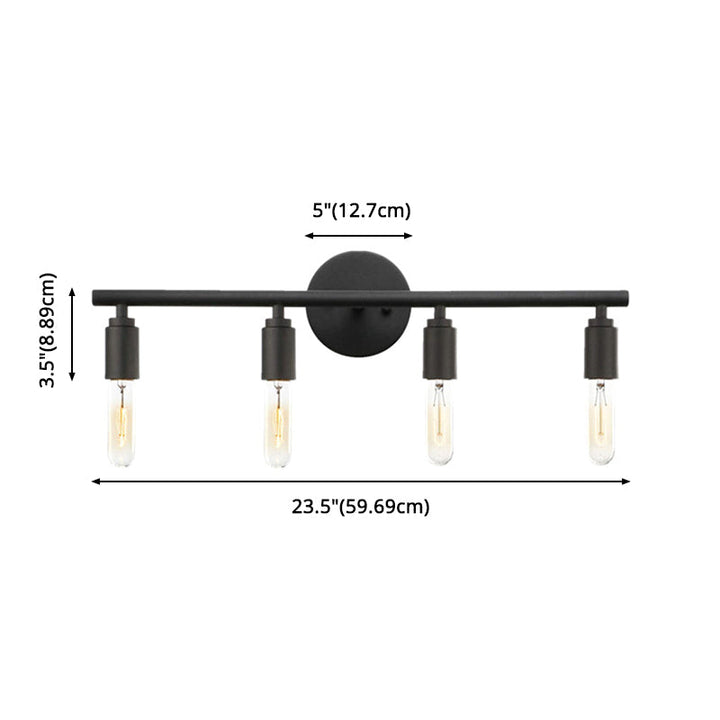 Skørter | Open Bulbs Vanity Wall Light Fixtures Retro Industrial Style Metal Vanity Light