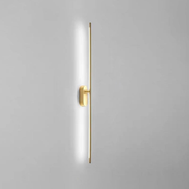 Skørter | Linear Stripes Wall Lighting Modern Metal Wall-Mount Lamp for Bedroom Living Room