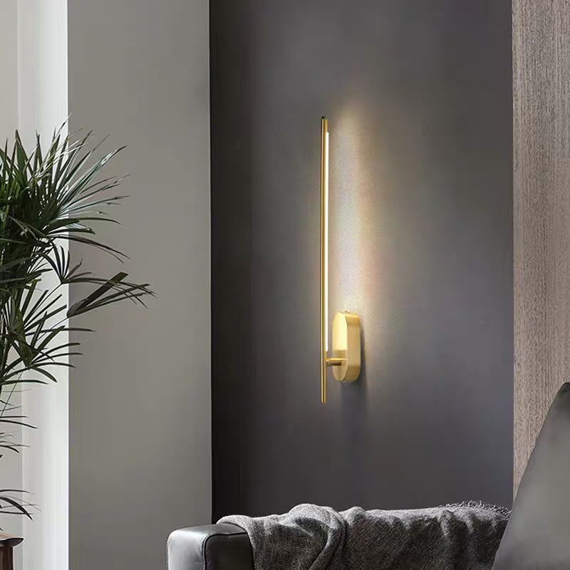 Lisslune | Linear Stripes Wall Lighting Modern Metal Wall Mount Lamp for Bedroom Living Room