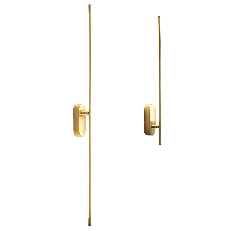 Skørter | Linear Stripes Wall Lighting Modern Metal Wall-Mount Lamp for Bedroom Living Room