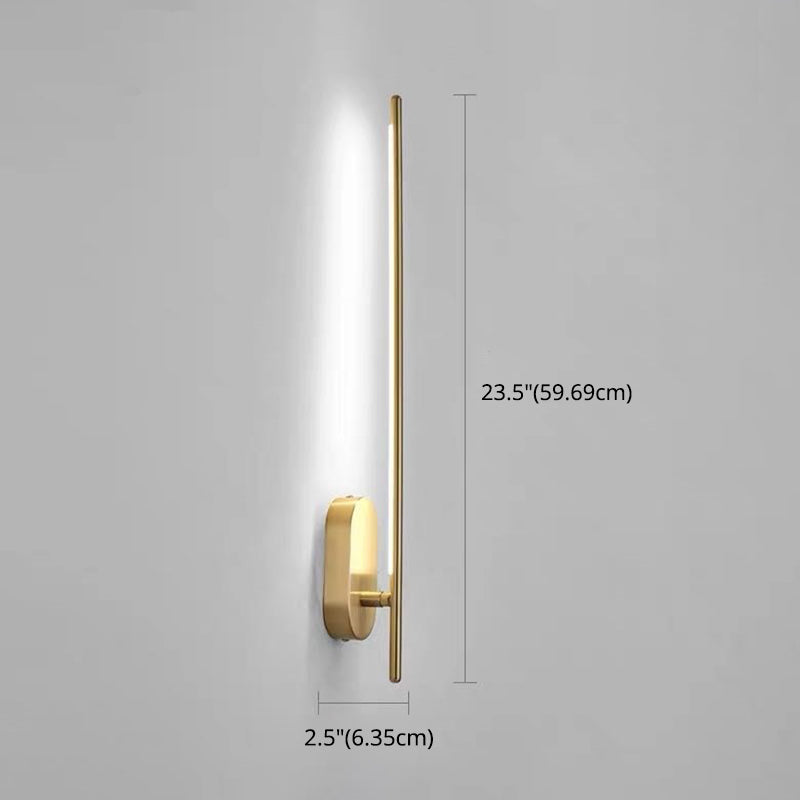 Skørter | Linear Stripes Wall Lighting Modern Metal Wall-Mount Lamp for Bedroom Living Room