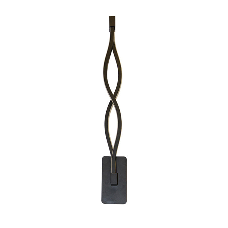 Skørter | Nordic Simplicity Wall Mount Light Fixture Twist Shape Art Wall Lamp for Living Room Bedroom