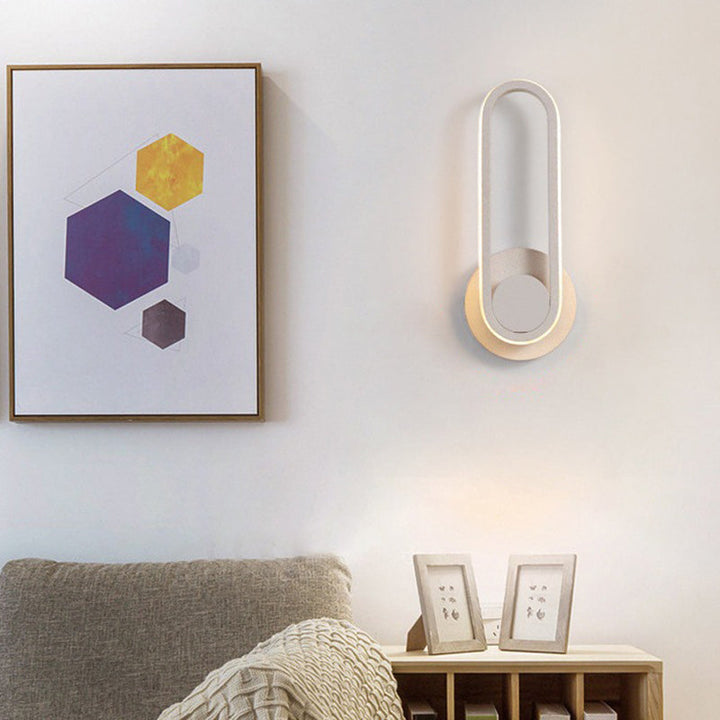 Skørter | Regular Modern Wall Lamp LED Metal Bed Lamps with Rotatable Head
