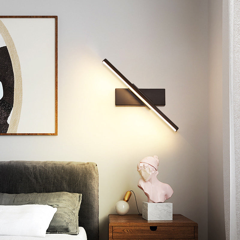 Skørter | Regular Modern Wall Lamp LED Metal Bed Lamps with Rotatable Head