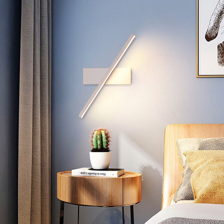 Skørter | Regular Modern Wall Lamp LED Metal Bed Lamps with Rotatable Head