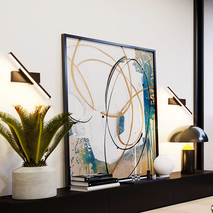 Skørter | Regular Modern Wall Lamp LED Metal Bed Lamps with Rotatable Head