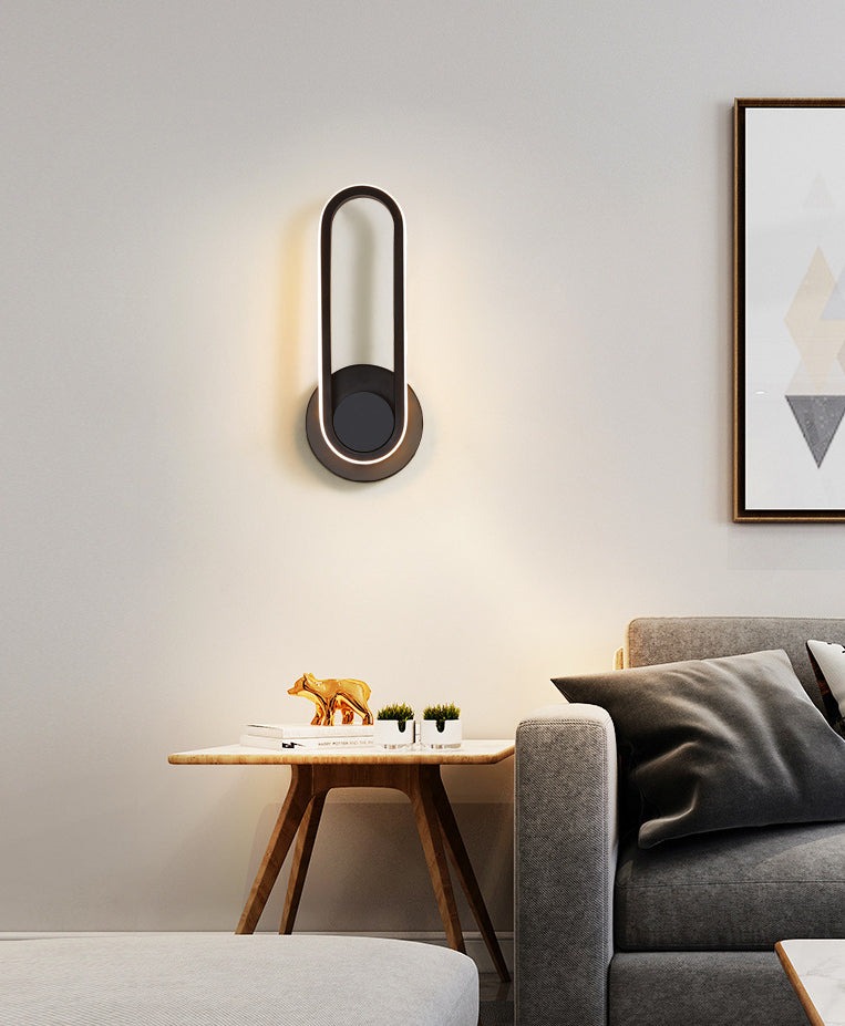 Skørter | Regular Modern Wall Lamp LED Metal Bed Lamps with Rotatable Head