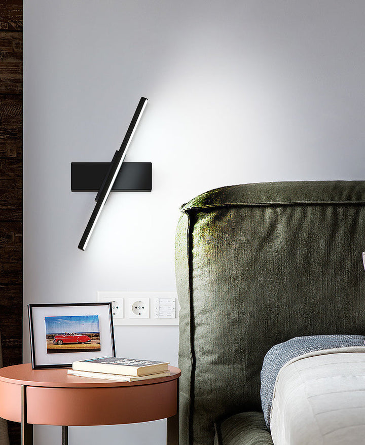 Skørter | Regular Modern Wall Lamp LED Metal Bed Lamps with Rotatable Head