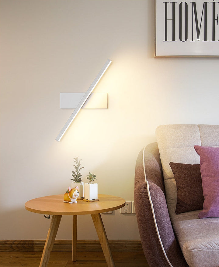 Skørter | Regular Modern Wall Lamp LED Metal Bed Lamps with Rotatable Head
