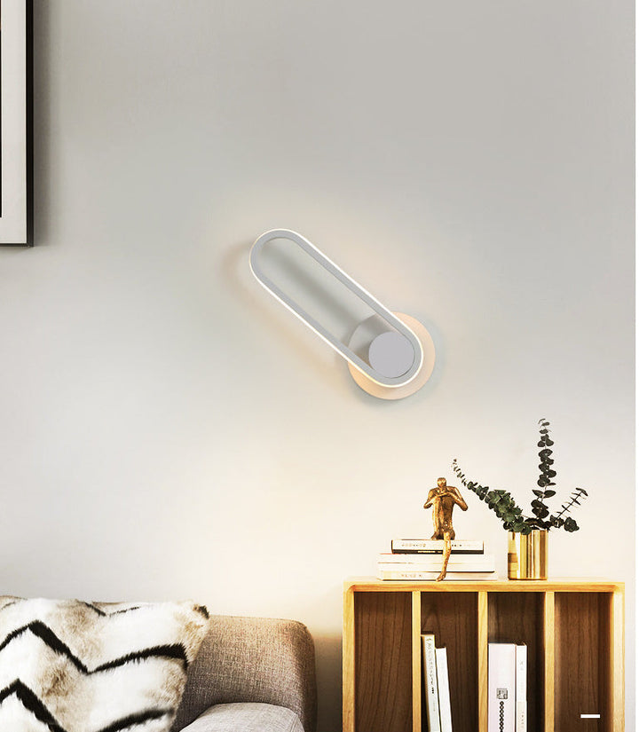 Skørter | Regular Modern Wall Lamp LED Metal Bed Lamps with Rotatable Head