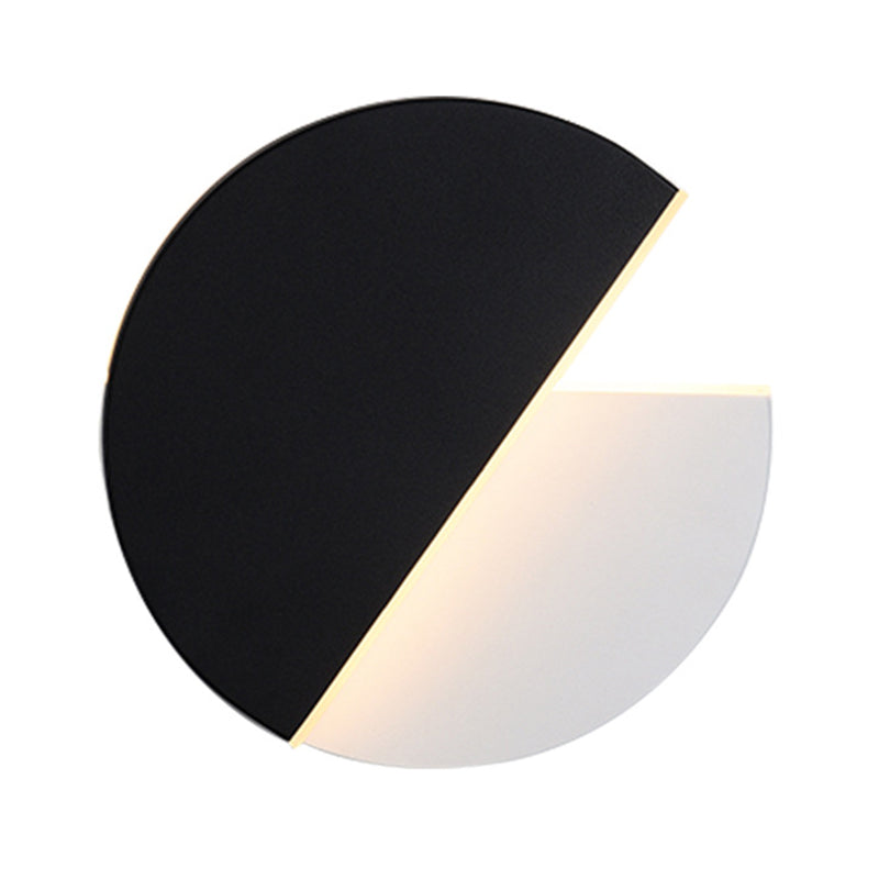Lisslune | Nordic Rotatable Wall Lamp LED Acrylic Indoor Wall Light Lamps in Round Disc Shape