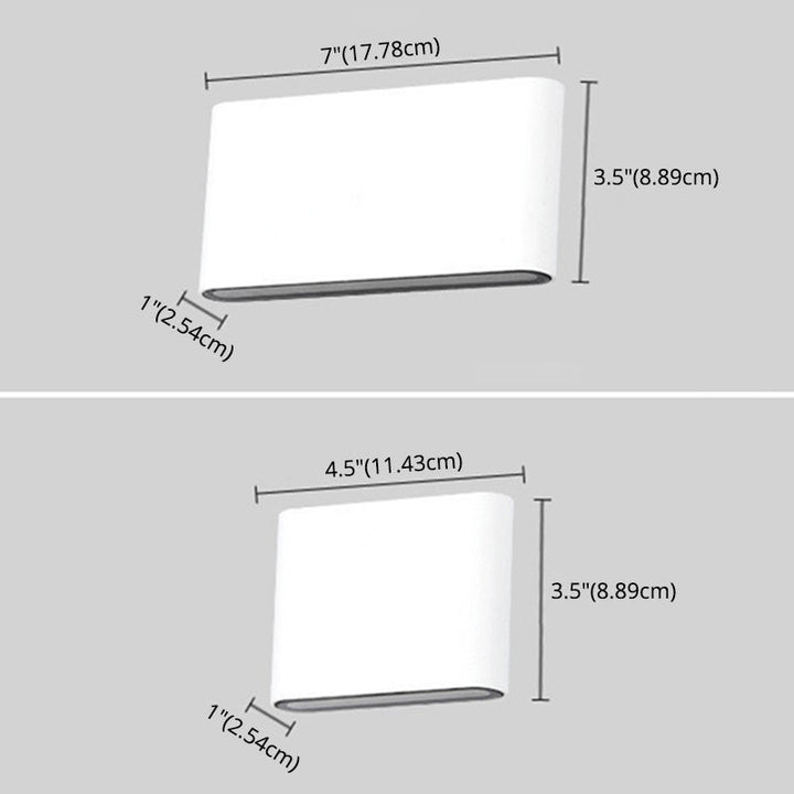 Lisslune | Up and Down Light Wall Mounted Lamp Simplicity Waterproof Wall Light for the Living Room