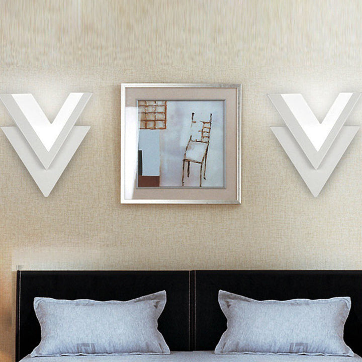 Lisslune | Personalized V-shaped Wall Lamp Modern LED Wall Light for Living Room Bedroom