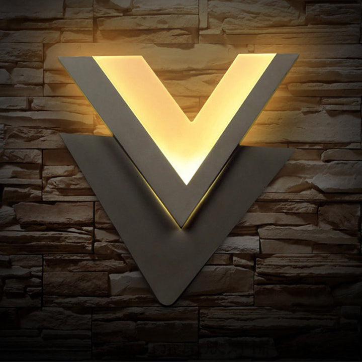 Lisslune | Personalized V-shaped Wall Lamp Modern LED Wall Light for Living Room Bedroom