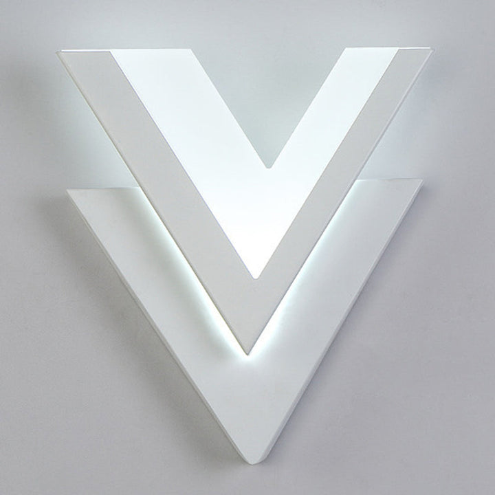 Lisslune | Personalized V-shaped Wall Lamp Modern LED Wall Light for Living Room Bedroom