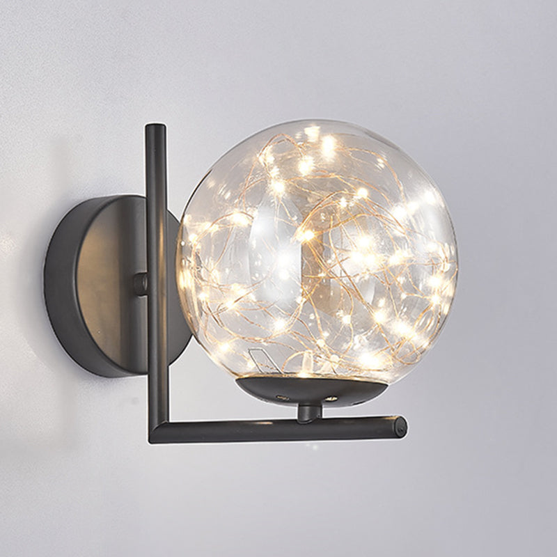 Skørter | 1 Head Ambient Lighting Wall Lamp Creative Star Light Wall Lamp for Bedroom