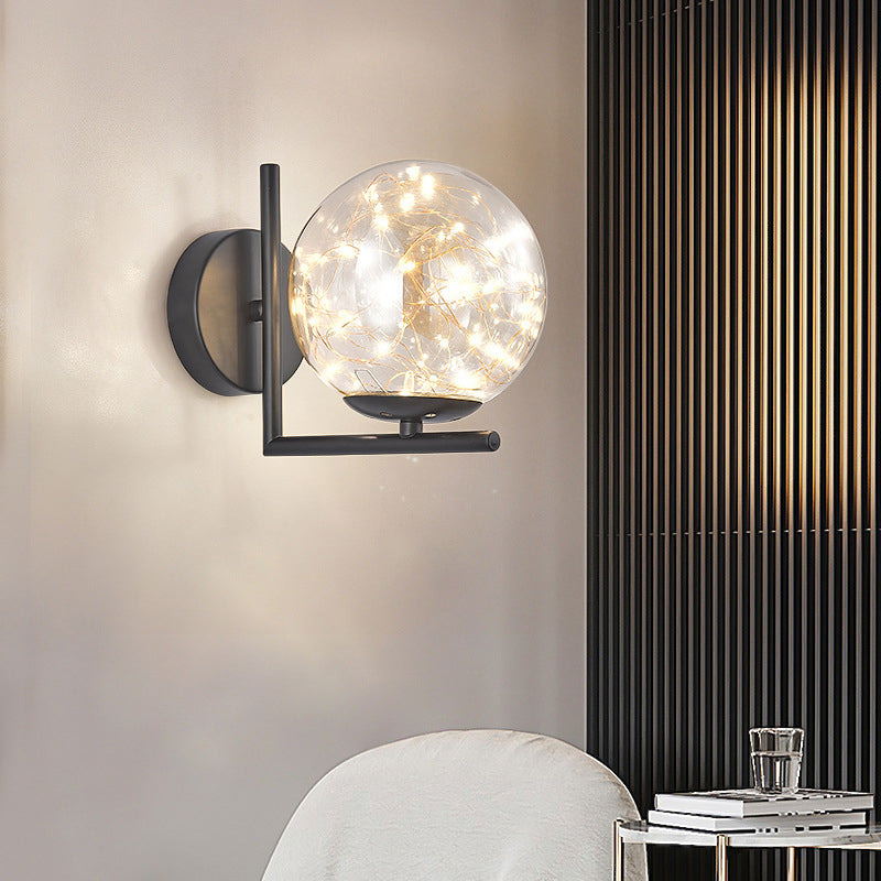 Skørter | 1 Head Ambient Lighting Wall Lamp Creative Star Light Wall Lamp for Bedroom