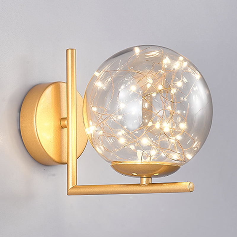 Skørter | 1 Head Ambient Lighting Wall Lamp Creative Star Light Wall Lamp for Bedroom