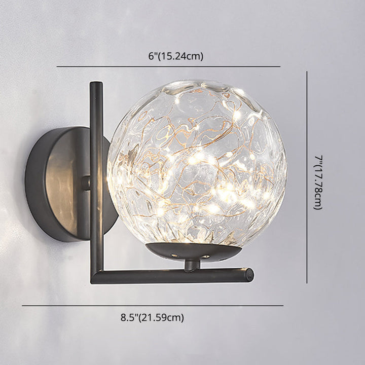 Skørter | 1 Head Ambient Lighting Wall Lamp Creative Star Light Wall Lamp for Bedroom